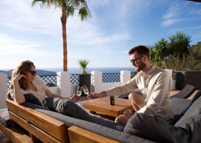 La Herradura Casa Vista Divina terrace