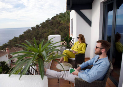 La Herradura first floor terrace seaview