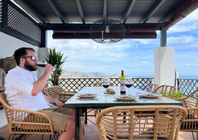 La Herradura Casa Vista Divina: the terrace